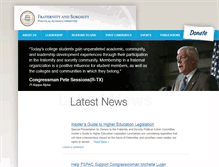 Tablet Screenshot of fspac.org